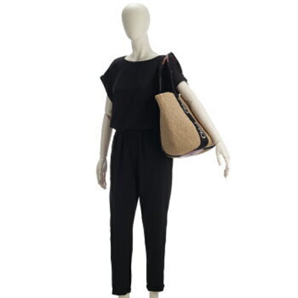 Chloe Woody Logo Basket Tote Bag Rion - Picture 7 of 7